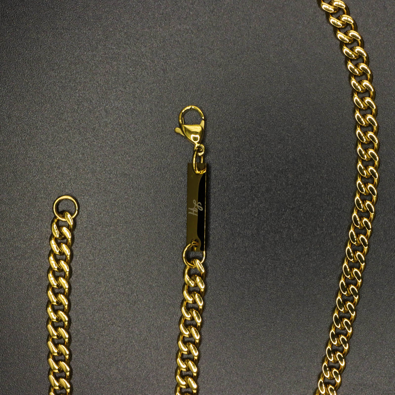 Lux Gold Miami Cuban w/ Lobster Lock (5mm)