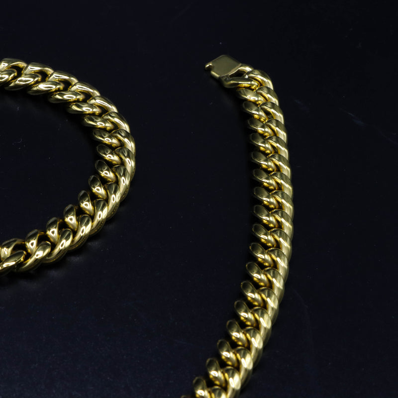 Lux Miami Cuban Gold Chain (8mm)