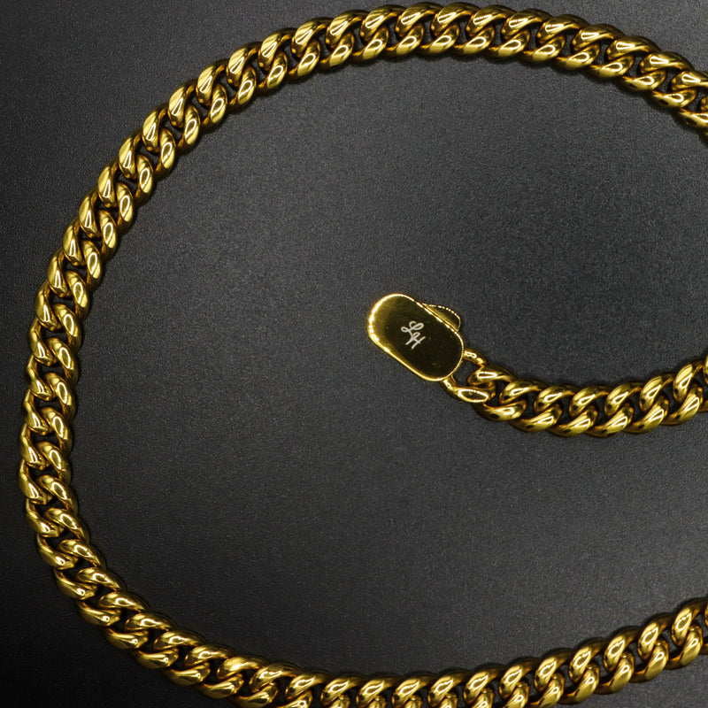 Lux Miami Cuban Gold Chain (8mm)