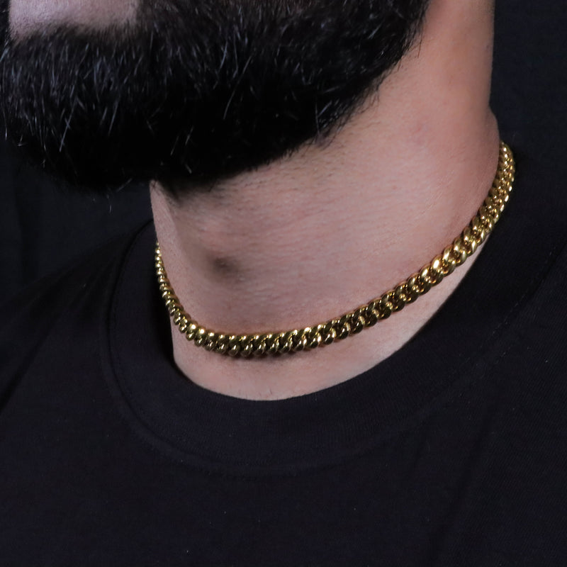 Lux Miami Cuban Gold Chain (8mm)