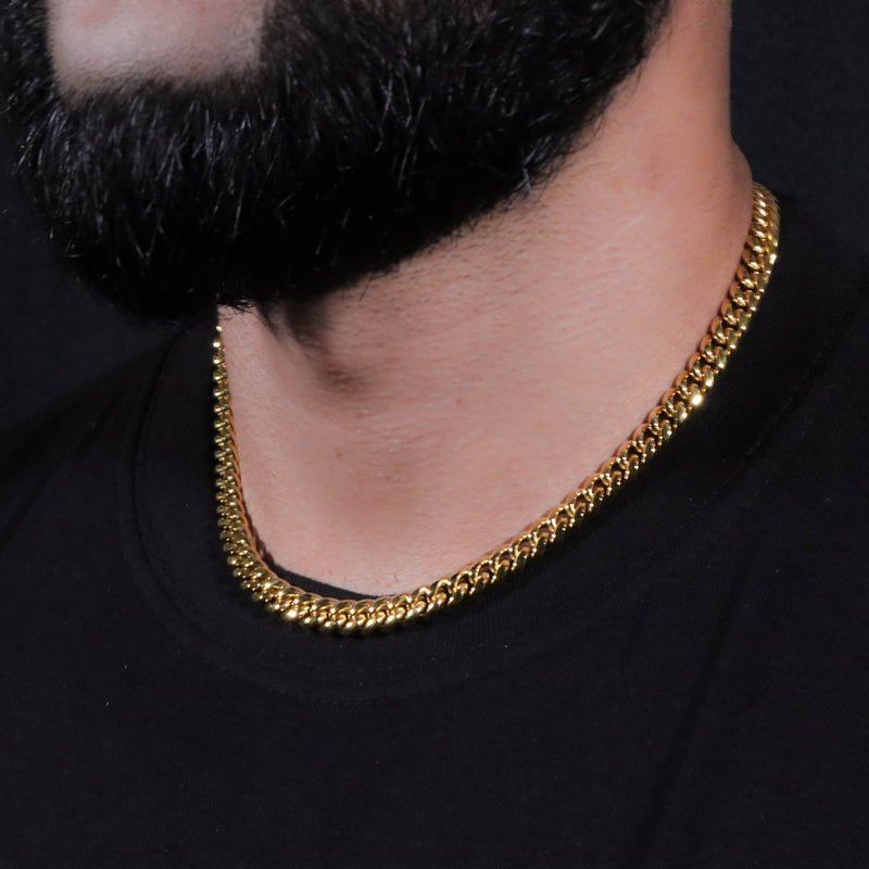 Lux Miami Cuban Gold Chain (8mm)