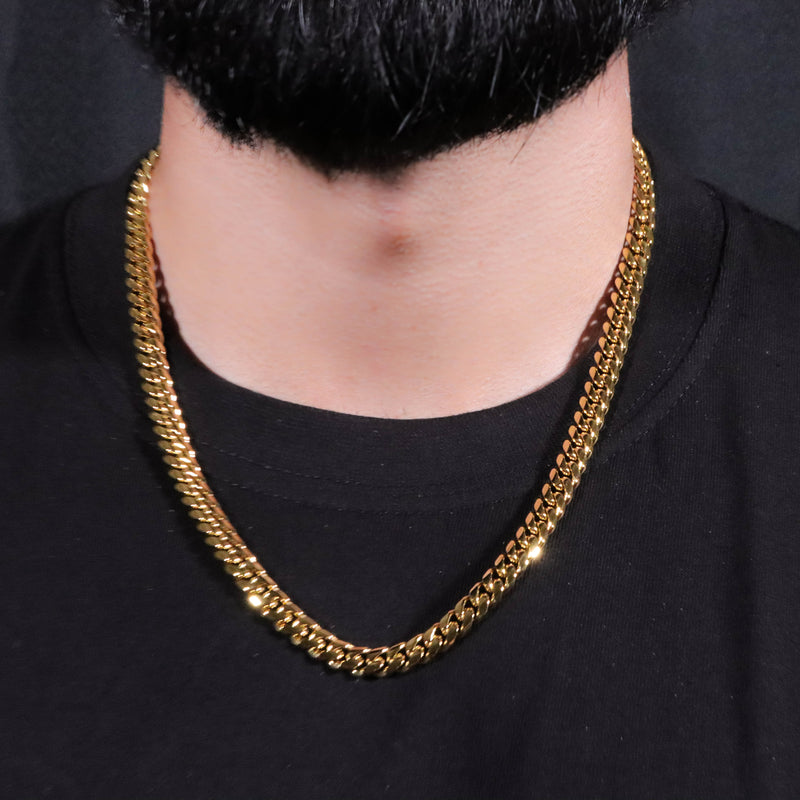 Lux Miami Cuban Gold Chain (8mm)