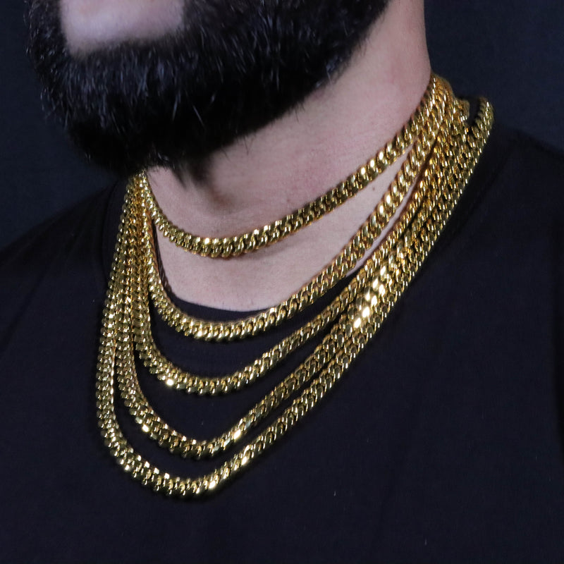 Lux Miami Cuban Gold Chain (8mm)