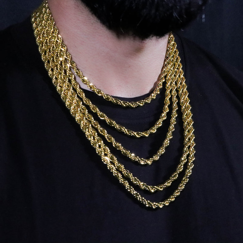 Lux Gold Rope Chain (6mm)